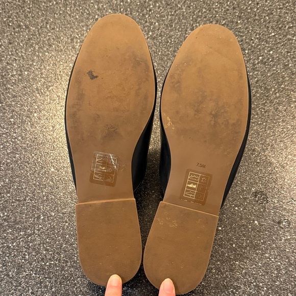 Jack Rogers Black Leather Flats - size 7.5 - Picture 6 of 6